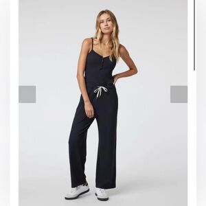Vuori Womens Jumpsuit Pose Henley Size Small